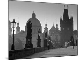 Charles Bridge, Prague, Czech Republic-Walter Bibikow-Mounted Photographic Print