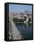 Charles Bridge, Prague, Czech Republic-Peter Thompson-Framed Stretched Canvas