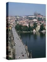 Charles Bridge, Prague, Czech Republic-Peter Thompson-Stretched Canvas