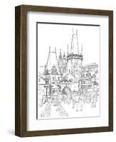 Charles Bridge - Prague, Czech Republic--Vladimir--Framed Art Print