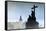 Charles Bridge Statues, Prague, Czech Republic, Europe-Angelo-Framed Stretched Canvas