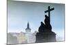 Charles Bridge Statues, Prague, Czech Republic, Europe-Angelo-Mounted Photographic Print