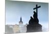 Charles Bridge Statues, Prague, Czech Republic, Europe-Angelo-Mounted Photographic Print