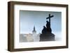 Charles Bridge Statues, Prague, Czech Republic, Europe-Angelo-Framed Photographic Print