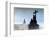 Charles Bridge Statues, Prague, Czech Republic, Europe-Angelo-Framed Photographic Print