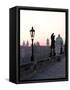 Charles Bridge, UNESCO World Heritage Site, Old Town, Prague, Czech Republic, Europe-Hans Peter Merten-Framed Stretched Canvas