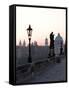 Charles Bridge, UNESCO World Heritage Site, Old Town, Prague, Czech Republic, Europe-Hans Peter Merten-Framed Stretched Canvas