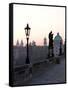 Charles Bridge, UNESCO World Heritage Site, Old Town, Prague, Czech Republic, Europe-Hans Peter Merten-Framed Stretched Canvas