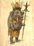 African Elephant 1873 'Missing Links' Parade Costume Design-Charles Briton-Giclee Print