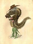 Snail 1873 'Missing Links' Parade Costume Design-Charles Briton-Framed Giclee Print