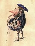 Snail 1873 'Missing Links' Parade Costume Design-Charles Briton-Framed Giclee Print