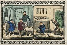Children Visit the Shoemaker-Charles Butler-Art Print