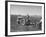 Charles C. Todd and Boyd Green Using the Tractor on the Country Farm-null-Framed Photographic Print