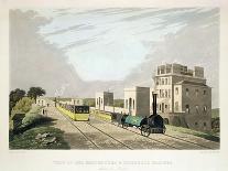 View of the Manchester and Liverpool Railway Taken at Newton 1825-Charles Calvert-Framed Premium Giclee Print