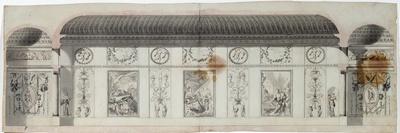 Design for the Jasper Cabinet in the Agate Pavilion at Tsarskoye Selo, 1780S-Charles Cameron-Giclee Print
