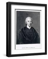 Charles Carroll of Carrollton, engraved by Asher Brown Durand-Chester Harding-Framed Giclee Print