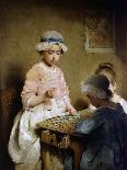 The Game of Lotto. 1865-Charles Chaplin-Giclee Print