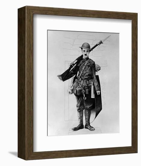 Charles Chaplin-null-Framed Photo