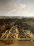 Promenade of Louis XIV in the Gardens of the Grand Trianon-Charles Chastelain-Giclee Print