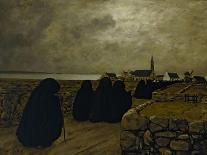 Evening Light at the Port of Camaret-Charles Cottet-Giclee Print