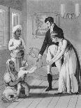 A Gentleman with His Hookah Burdah, or Pipe Bearer, 1813-Charles D'oyly-Giclee Print