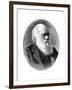 Charles Darwin, 19th Century English Naturalist-Elliott & Fry-Framed Giclee Print