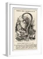 Charles Darwin, after Charting the "Descent of Man" He Goes Even Lower and Studies Worms-null-Framed Art Print
