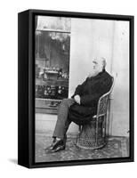 Charles Darwin (B/W Photo)-Captain L. Darwin-Framed Stretched Canvas