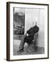 Charles Darwin (B/W Photo)-Captain L. Darwin-Framed Giclee Print