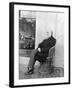 Charles Darwin (B/W Photo)-Captain L. Darwin-Framed Giclee Print