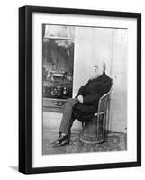 Charles Darwin (B/W Photo)-Captain L. Darwin-Framed Giclee Print