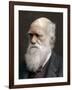 Charles Darwin, British Naturalist, 1878-Lock & Whitfield-Framed Photographic Print