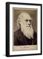 Charles Darwin, British Naturalist, C1860S-C1870S-Ernst Hader-Framed Giclee Print