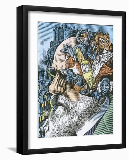 Charles Darwin, British Naturalist-Bill Sanderson-Framed Photographic Print