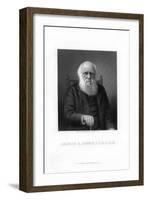 Charles Darwin, British Naturalist-C Cook-Framed Giclee Print