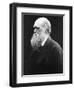 Charles Darwin, C.1870 (B/W Photo)-Julia Margaret Cameron-Framed Premium Giclee Print