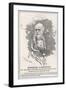 Charles Darwin, Depicted as a Tree-Climbing Anthropoid-null-Framed Art Print