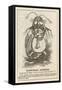 Charles Darwin English Naturalist Cartoon of the Darwinian Ancestor-Linley Sambourne-Framed Stretched Canvas