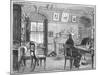 Charles Darwin, English Naturalist, in His Study, C1870-null-Mounted Giclee Print