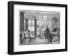 Charles Darwin, English Naturalist, in His Study, C1870-null-Framed Giclee Print