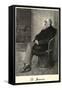 Charles Darwin English Naturalist Sitting in a Chair-Thomas Johnson-Framed Stretched Canvas