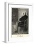 Charles Darwin English Naturalist Sitting in a Chair-Thomas Johnson-Framed Photographic Print