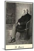 Charles Darwin English Naturalist Sitting in a Chair-Thomas Johnson-Mounted Photographic Print