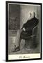 Charles Darwin English Naturalist Sitting in a Chair-Thomas Johnson-Framed Photographic Print