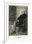 Charles Darwin English Naturalist Sitting in a Chair-Thomas Johnson-Framed Photographic Print