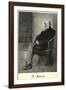 Charles Darwin English Naturalist Sitting in a Chair-Thomas Johnson-Framed Photographic Print