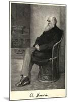 Charles Darwin English Naturalist Sitting in a Chair-Thomas Johnson-Mounted Photographic Print