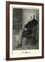 Charles Darwin English Naturalist Sitting in a Chair-Thomas Johnson-Framed Photographic Print