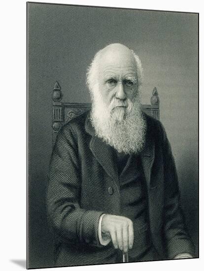 Charles Darwin, English Naturalist-Science Source-Mounted Giclee Print