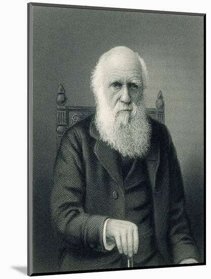 Charles Darwin, English Naturalist-Science Source-Mounted Giclee Print